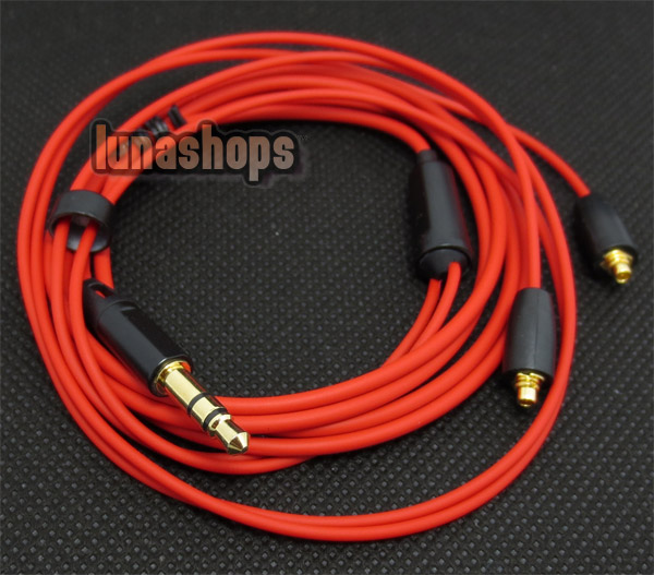1.2m Custom Handmade Cable For Shure se535 se846 ue900 earphone headset Red Limited